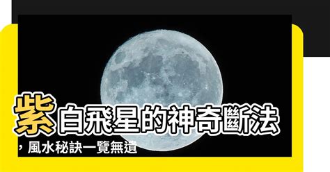 紫白飛星的斷法|紫白飛星技法